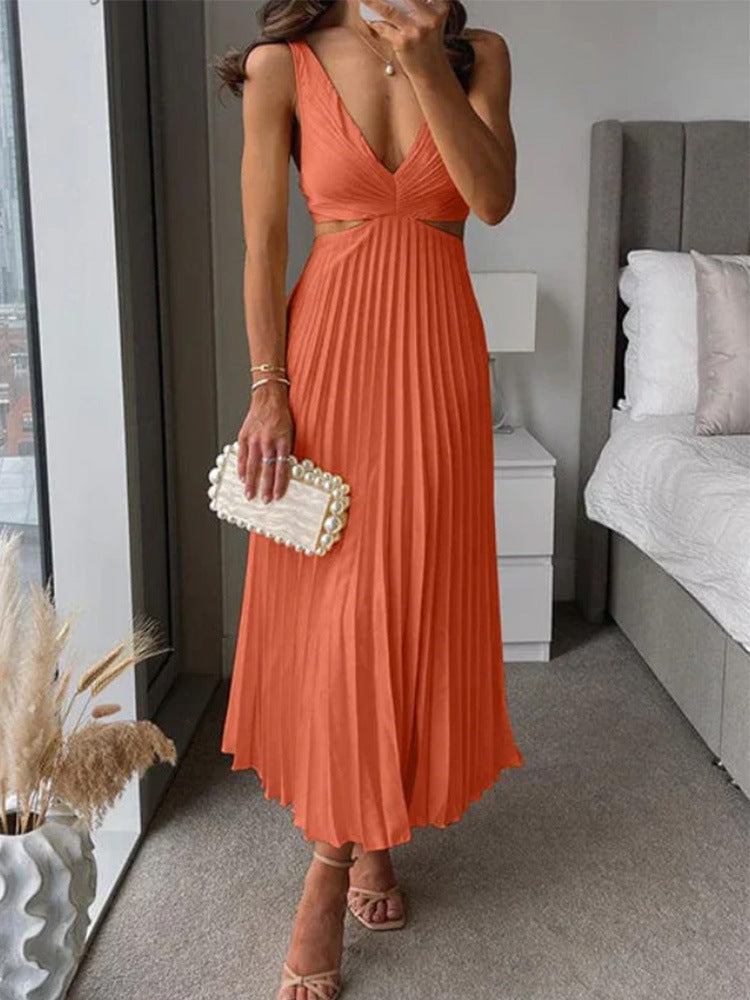 The Pleated Suspender Gown by Marlowe House — alternate view