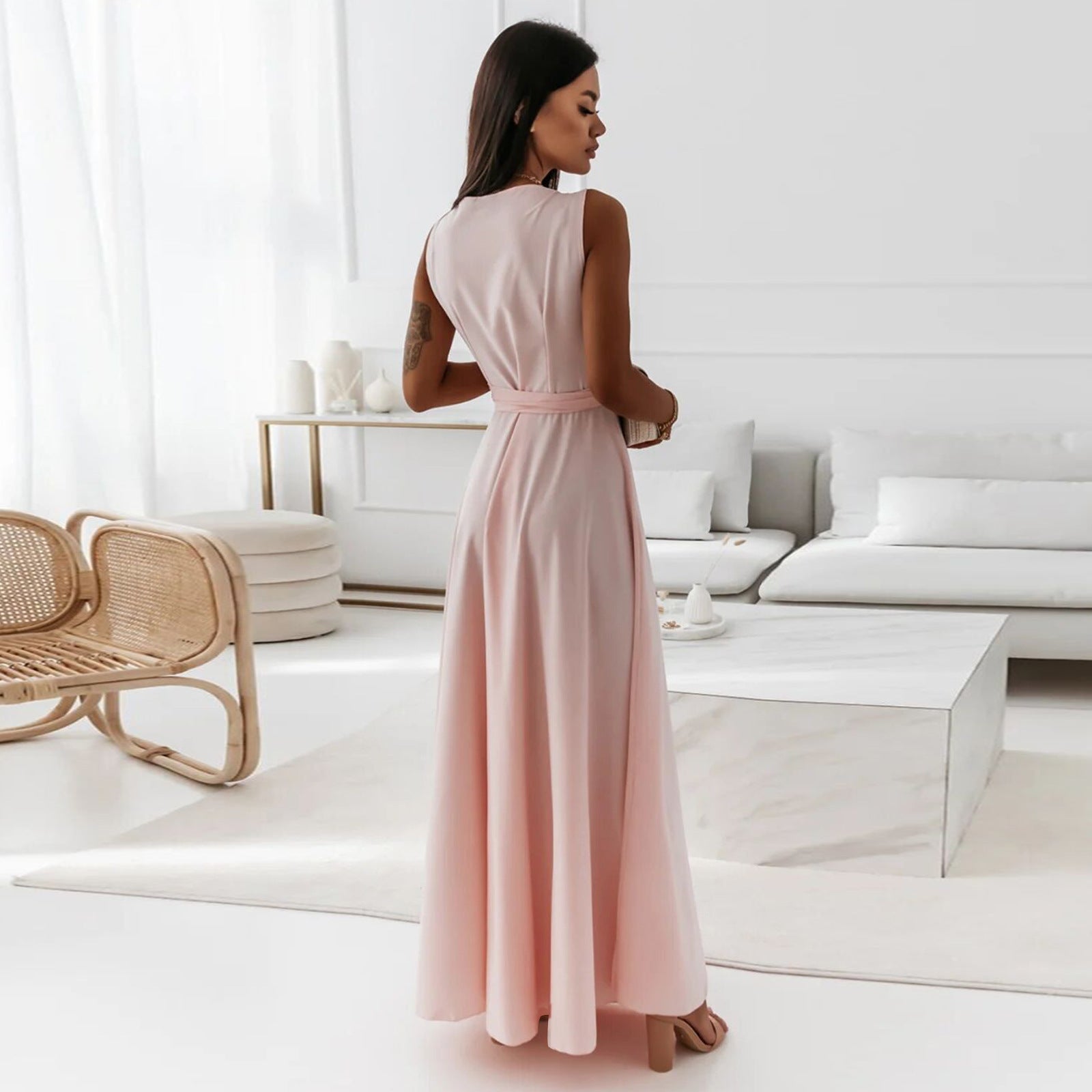 The Belted Maxi by Marlowe House — alternate view