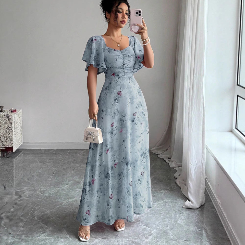The Lotus Sleeve Maxi by Marlowe House — alternate view