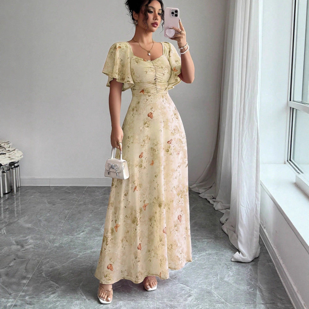 The Lotus Sleeve Maxi by Marlowe House — alternate view