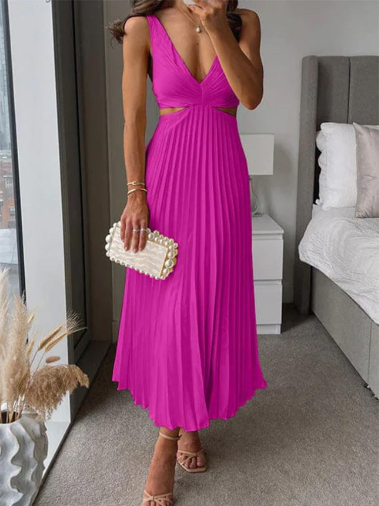 The Pleated Suspender Gown by Marlowe House — alternate view