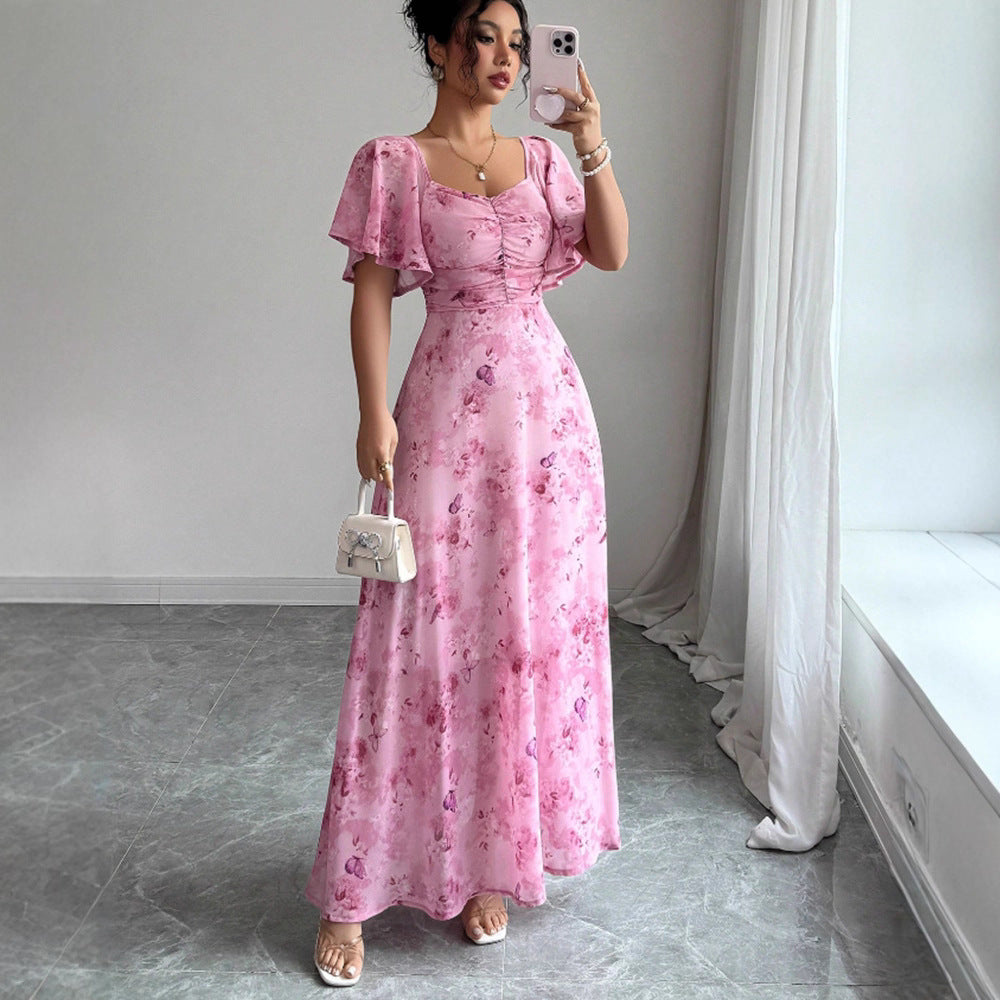 The Lotus Sleeve Maxi by Marlowe House — alternate view