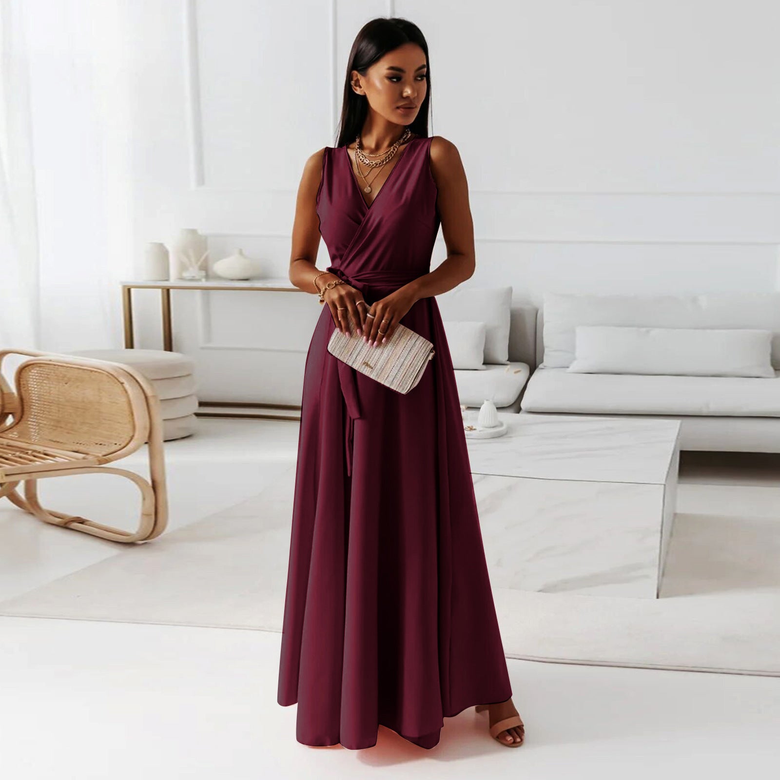 The Belted Maxi by Marlowe House — alternate view