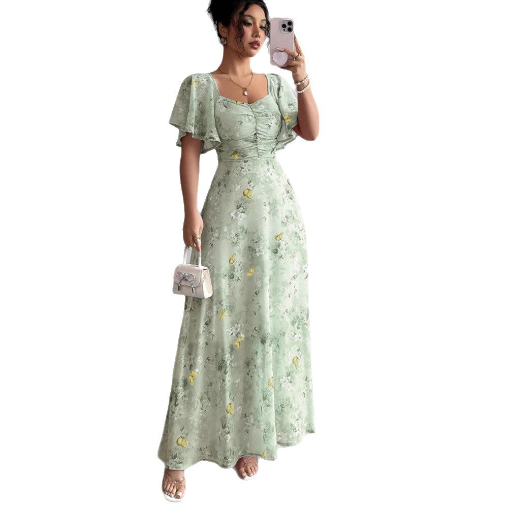The Lotus Sleeve Maxi by Marlowe House — alternate view