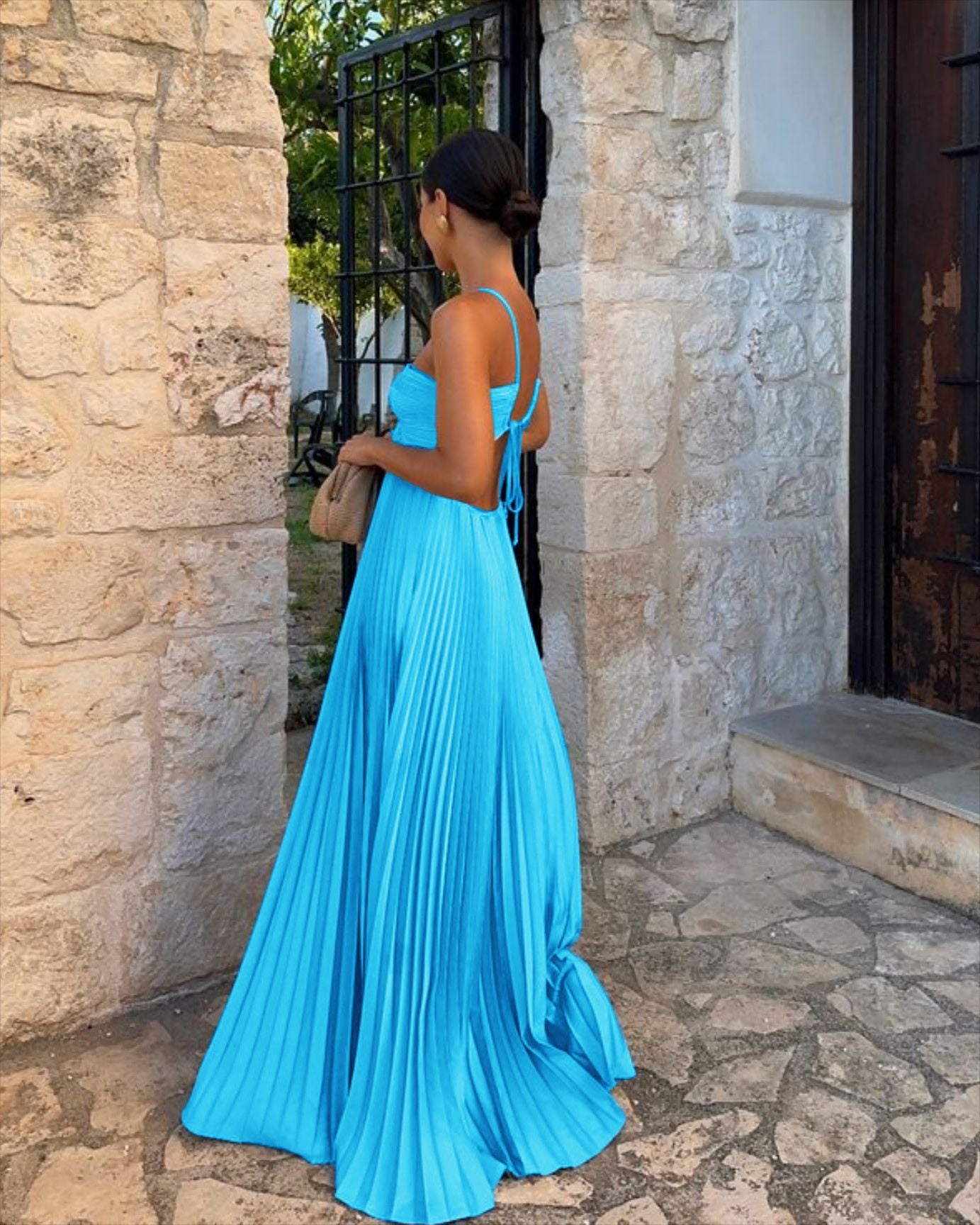 The High-Waist Pleated Maxi by Marlowe House — alternate view