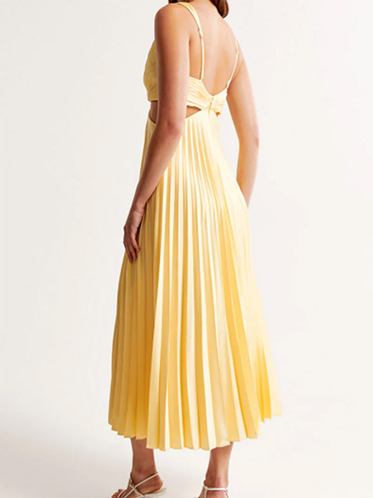 The Pleated Suspender Gown by Marlowe House — alternate view