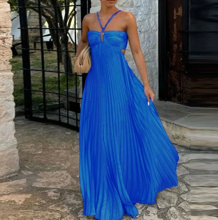 The High-Waist Pleated Maxi by Marlowe House — alternate view