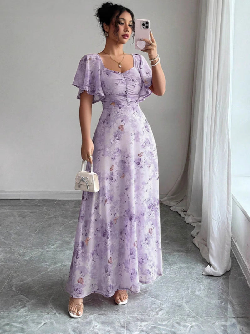The Lotus Sleeve Maxi by Marlowe House — alternate view