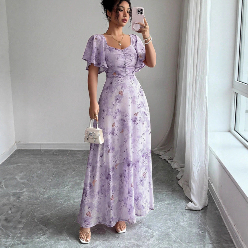 The Lotus Sleeve Maxi by Marlowe House — alternate view