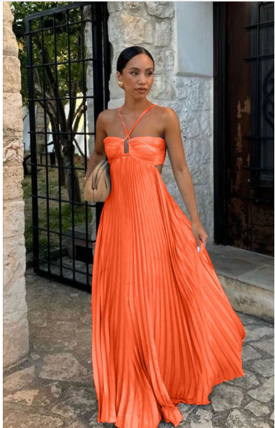 The High-Waist Pleated Maxi by Marlowe House — alternate view