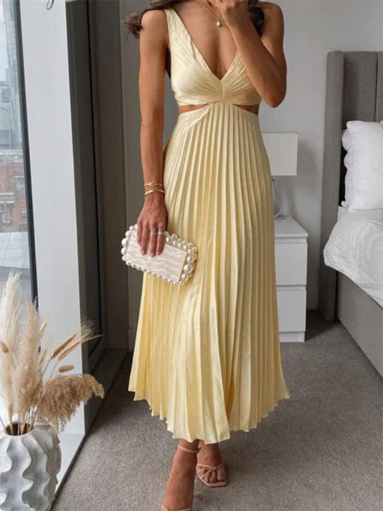 The Pleated Suspender Gown by Marlowe House — alternate view