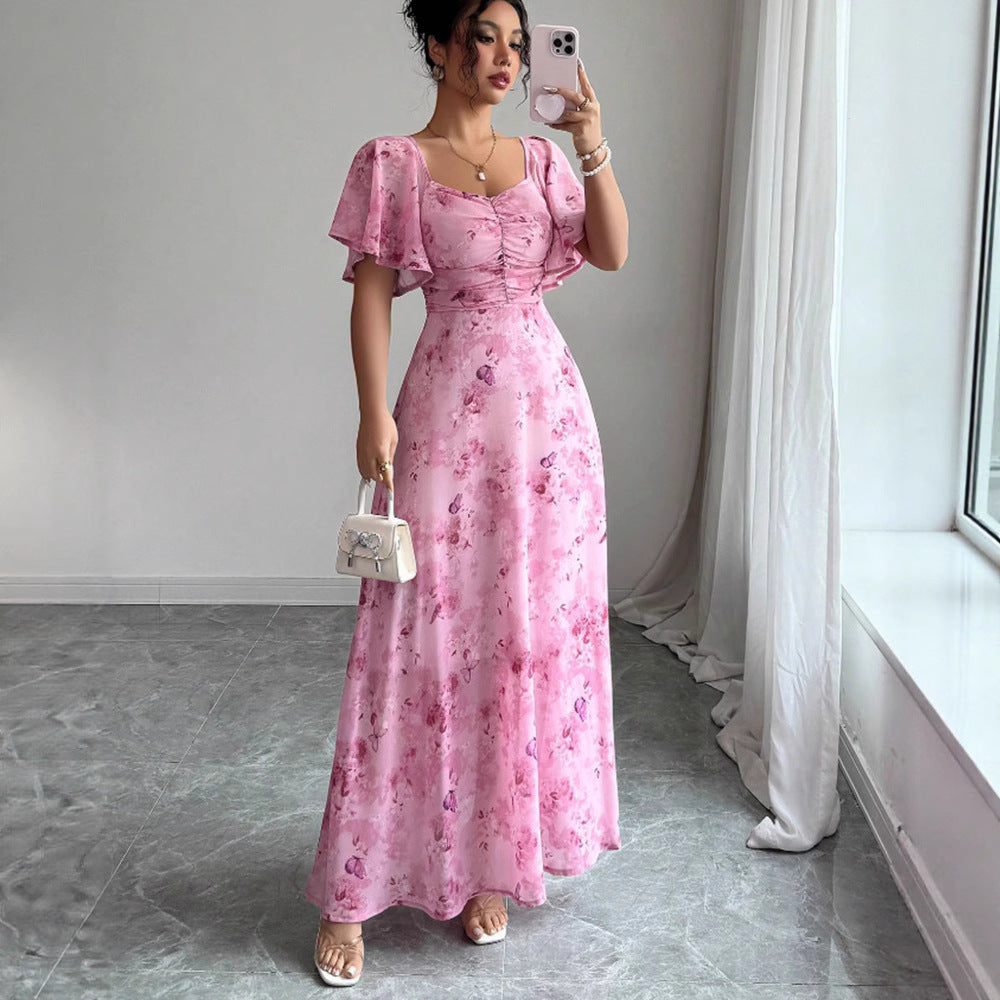 The Lotus Sleeve Maxi by Marlowe House — alternate view