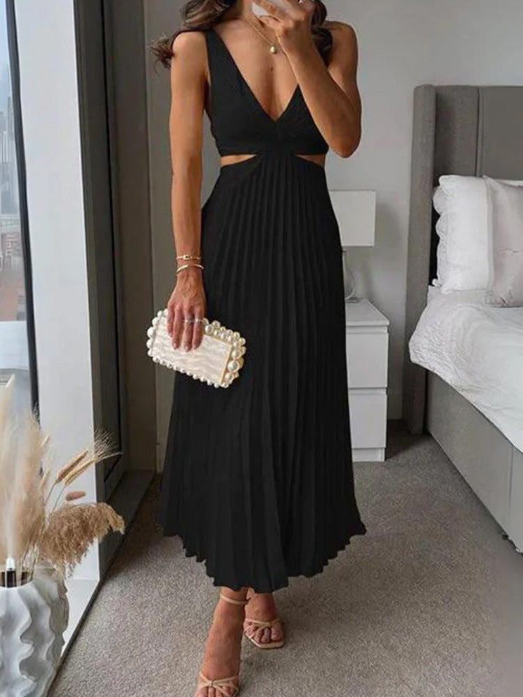 The Pleated Suspender Gown by Marlowe House — alternate view