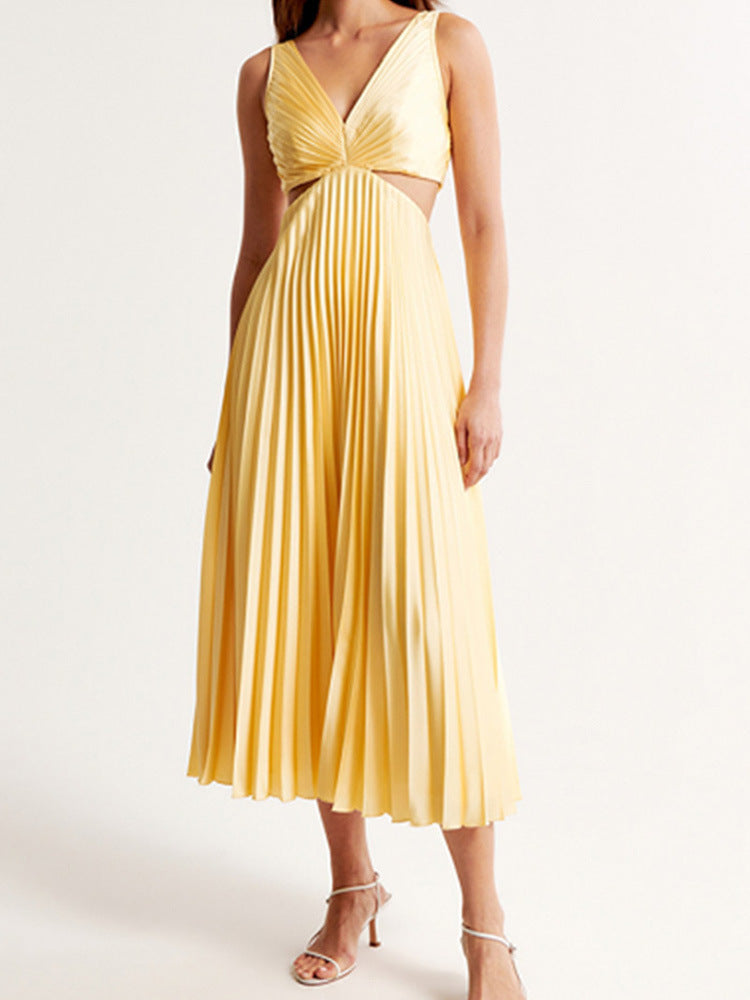 The Pleated Suspender Gown by Marlowe House — alternate view